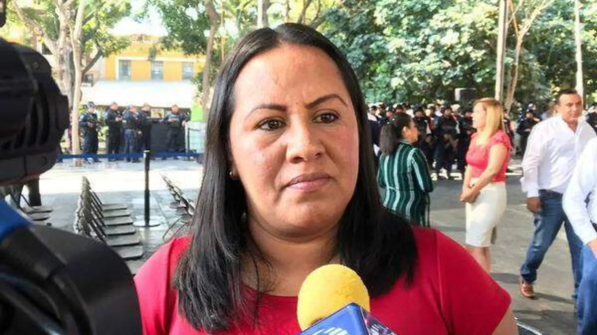 La presidenta municipal de Temixco, Jazmín Solano